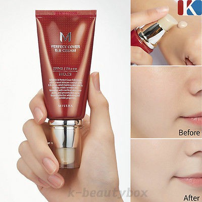 Perfect cover bb cream spf42 pa 50ml missha m korean cosmetics makeup